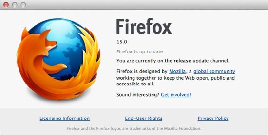 Firefox 15