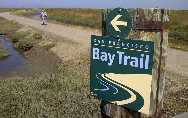 San Francisco Bay Trail in Hayward Regional Shoreline