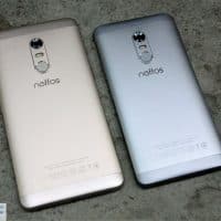 Neffos X1 (right) and Nefos X1 Max back view